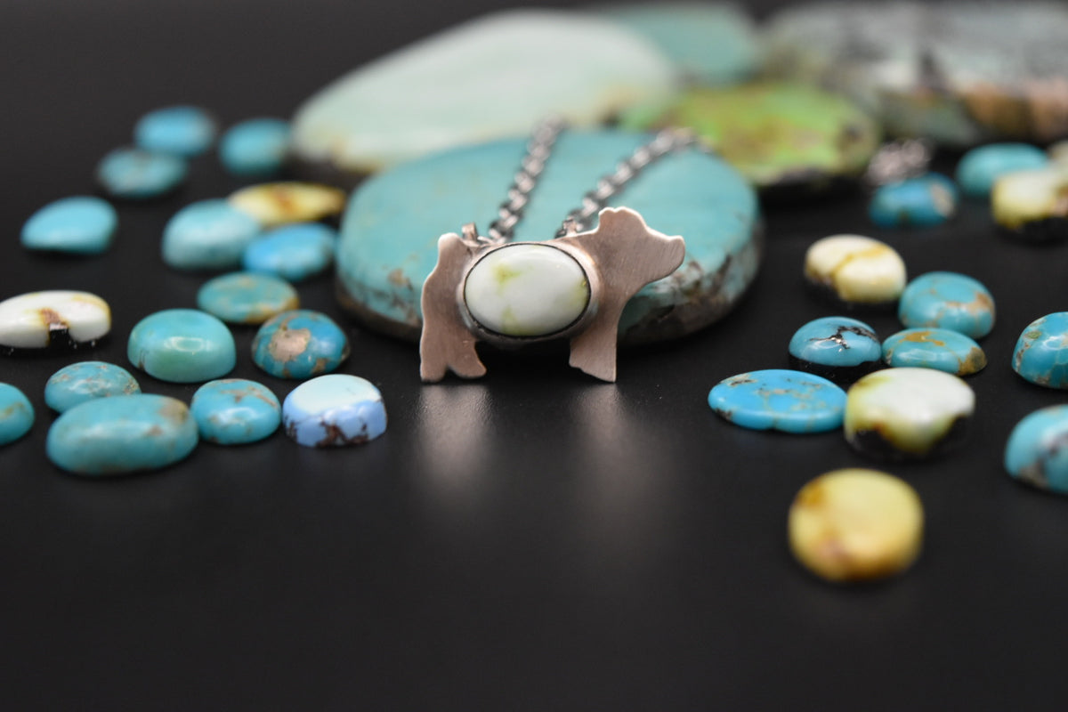 Palomino Show Pig Mini Necklace