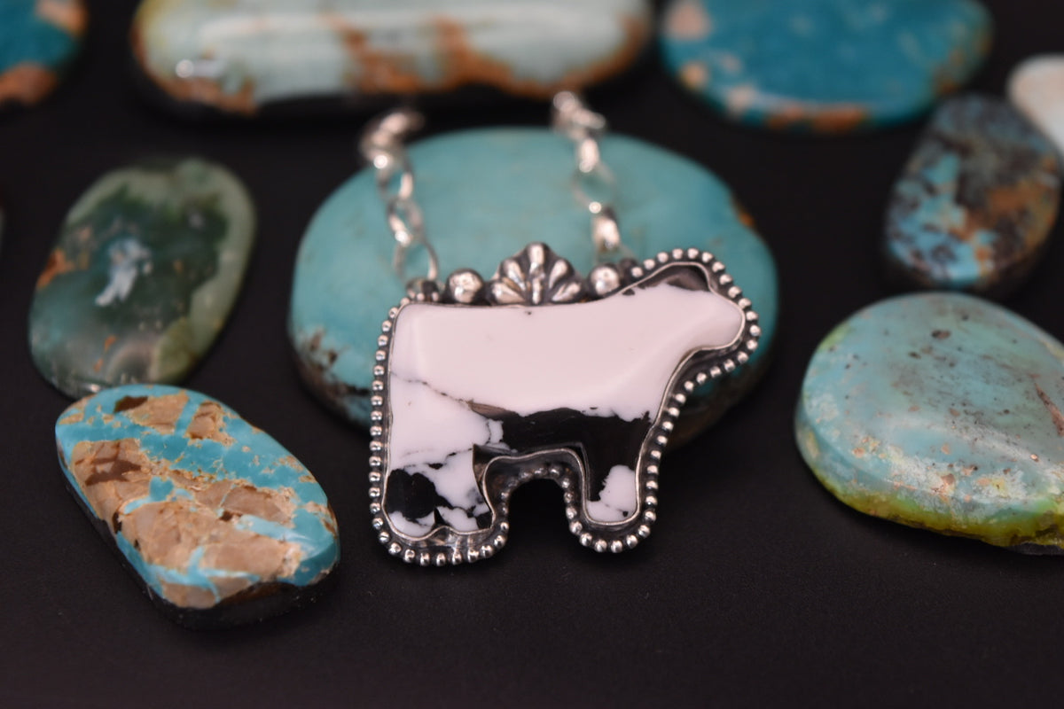 White Buffalo Show Steer Necklace!
