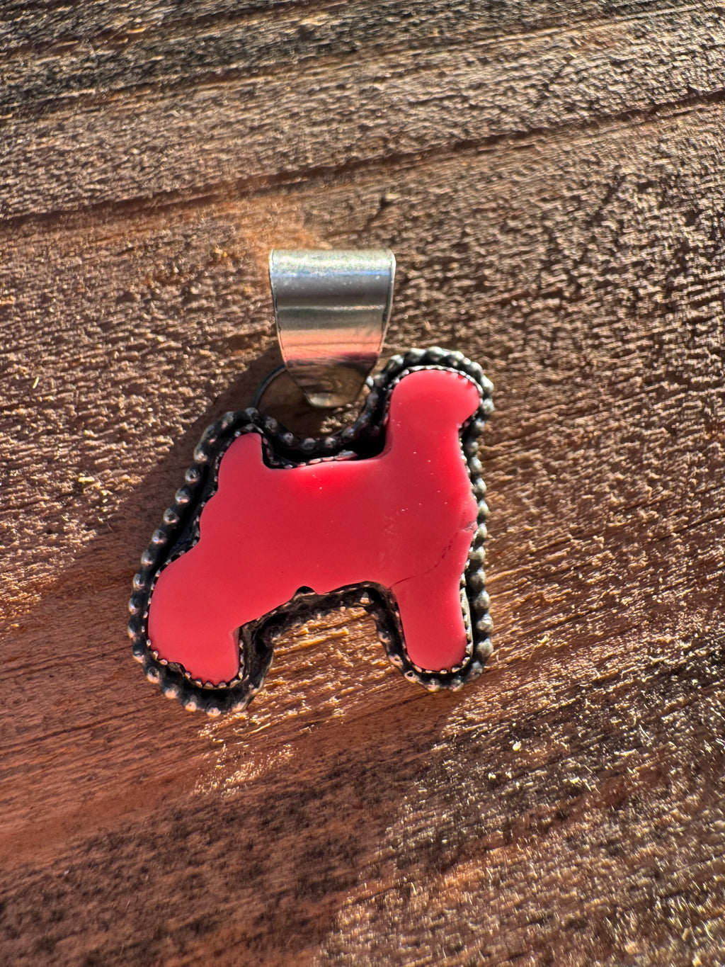 Pink Show Goat Pendant REDUCED PRICE