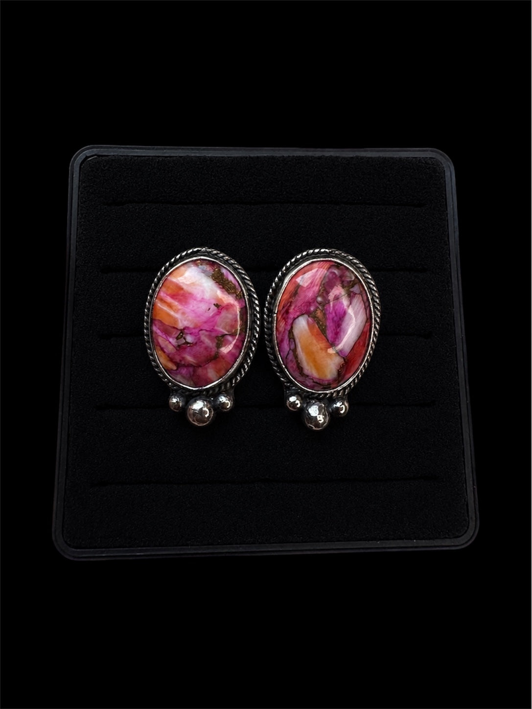 Pink Mojave Stud Earrings